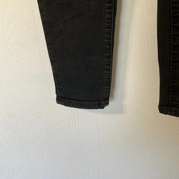 Madewell Roadtripper Black Mid Rise Denim Skinny Ankle Jeans Size 28 - Picture 5 of 10